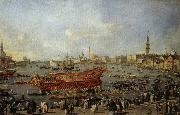 Francesco Guardi Doge on the Bucentoro on Ascension Day oil on canvas